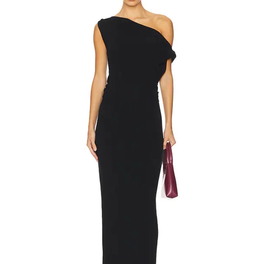 Black One-Shoulder Maxi Dress - Elegant Evening Gown